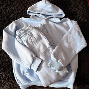 Light Baby Blue Comfrt Hoodie and pants set